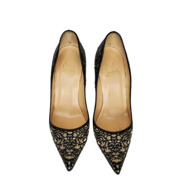 Christian Louboutin So Pretty 120 Laser Cut Pumps - Picture 2 of 9